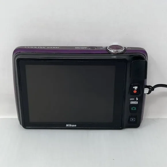 Nikon COOLPIX S4300 Plum Digital Camera Touch Screen‎ + Battery & Charger TESTED - Picture 4 of 15